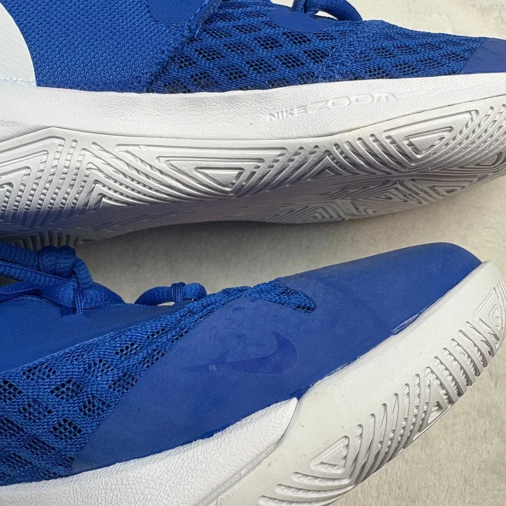 Nike Zoom Hyperspeed Court‎ Royal Blue White Sneakers Shoes Men 7.5 Women 9
